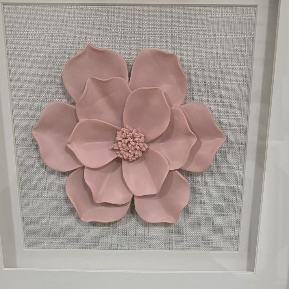 2 NATURAL ELEMENTS FLOWER ACCENT SHADOWBOX